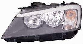 LHD Headlight Bmw X3 F25 2010-2014 Left Side 63127217287