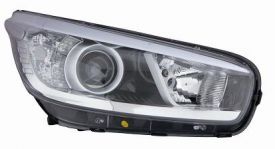 LHD Headlight Kia Pro Ceed 3P From 2013 Left 92101-A2420 Black Background