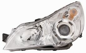 LHD Headlight For Subaru Legacy From 2009 Right Chromed Background