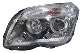 LHD Headlight Mercedes Glk X204 2008-2012 Right Side H7-H7 With Electric Motor
