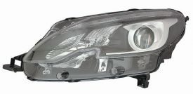 LHD Headlight Peugeot 2008 2016 Left Side H7-H7 Pwy24W Led With Motor