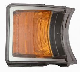 Side Indicator Light Scania Serie G-P-R From 2014 Orange Led Chromed Frame