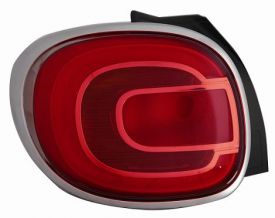 Taillight Fiat 500L 2012-2017 Right Side Satin Frame For Trekking