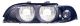 LHD Headlight Glass Kit Bmw Series 5 E39 e1995-2000