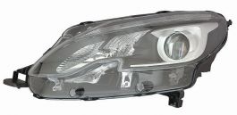 LHD Headlight Peugeot 2008 2016 Right H7-H7 Pwy24W Led With