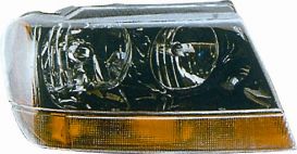 LHD Headlight Chrysler Jeep Grand Cherokee 1999-2005 Left Side