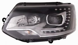 LHD Headlight Volkswagen Transporter T5 2009-2015 Right 7E5941018 With Daylight
