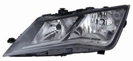 LHD Headlight Seat Leon From 2012 Right Black Background