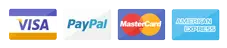 Cartes de crédit, PayPal accepté